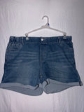 22w blue Jean shorts